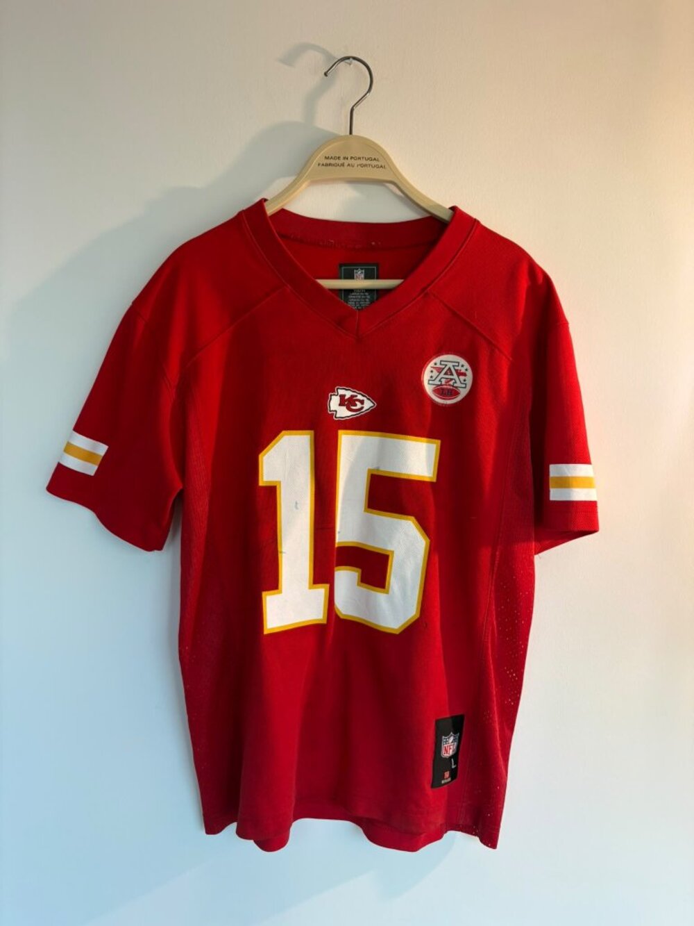 🏈 Kansas City Chiefs Patrick Mahomes #15 Youth Jersey – Size L